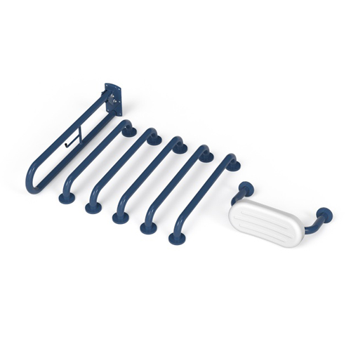 Dark Blue Doc M Rail and Back Rest Pack